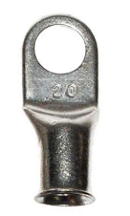 2/0 AWG 1/2" Copper Tinned Plated Lugs Bag of 5 - Click Image to Close